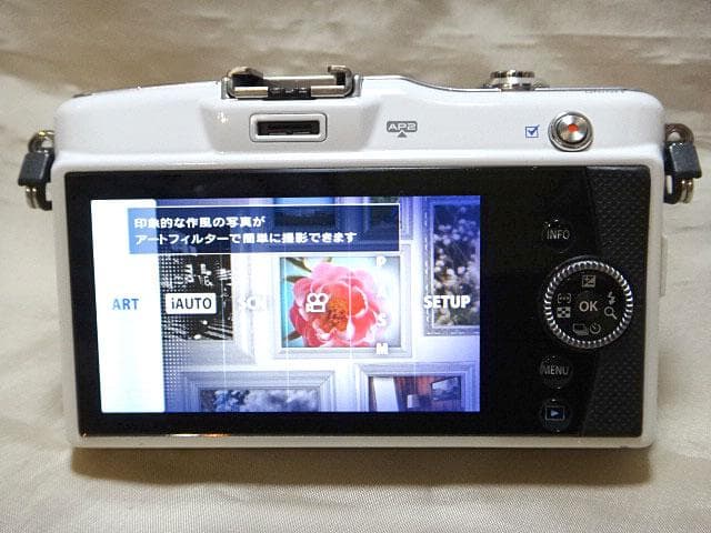 オリンパス OLYMPUS PEN mini E-PM1 ボディのみ ホワイト