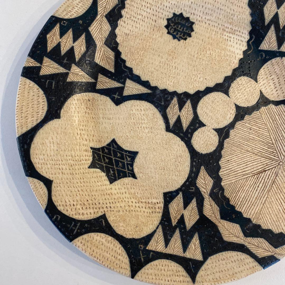 佐藤尚理 bonoho お皿　黒