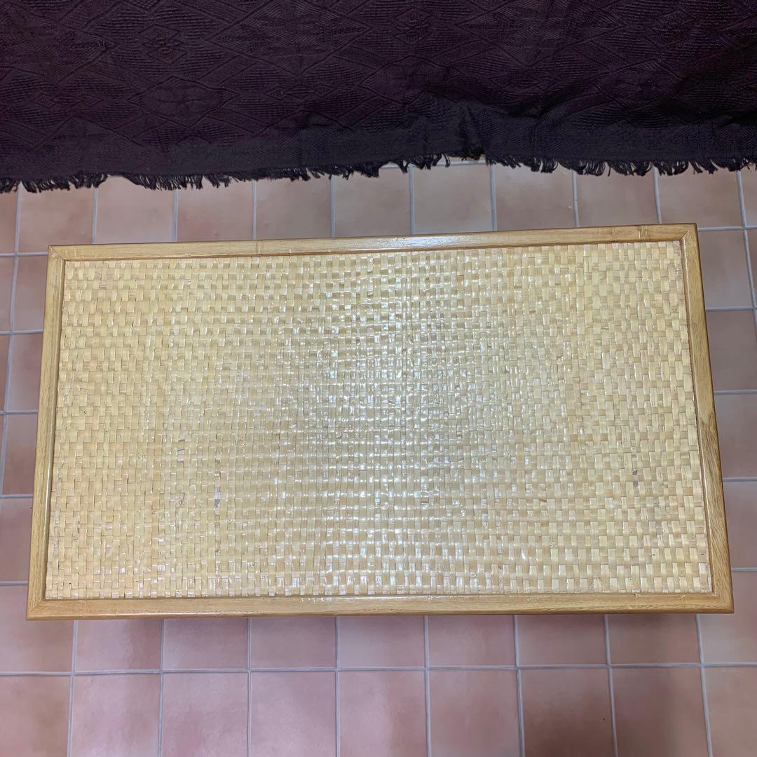 【美品】籐 ラタン4段 チェスト レトロ 家具 ナチュラル 収納 ヴィンテージ