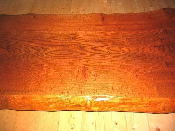 樹齢800年　神代ケヤキ　一枚板　天板　テーブル　玉杢埋もれ木銘木無垢材番号42