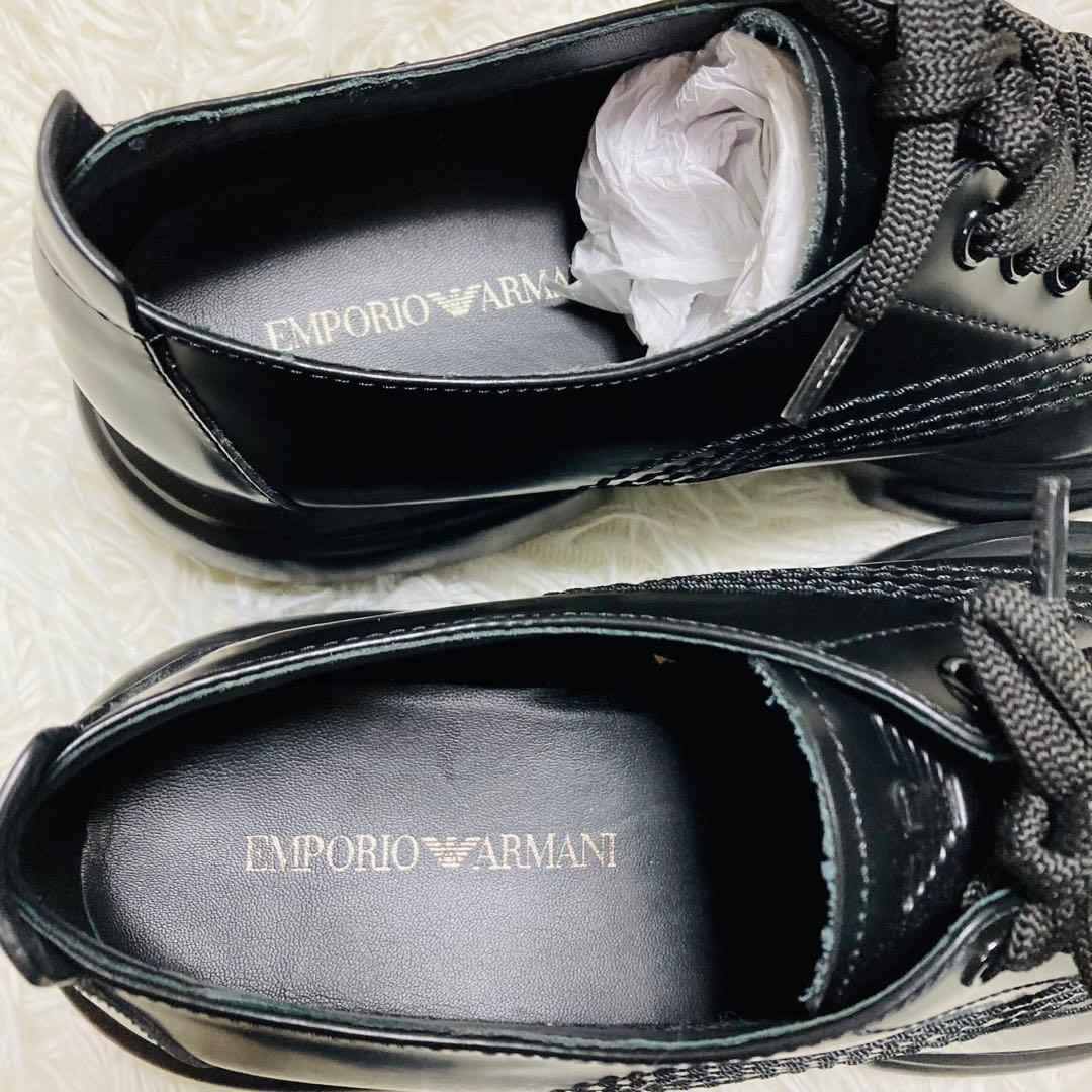 エンポリオアルマー二　UK4 ブラック　プラットフォーム　シューズ　厚底　23㎝