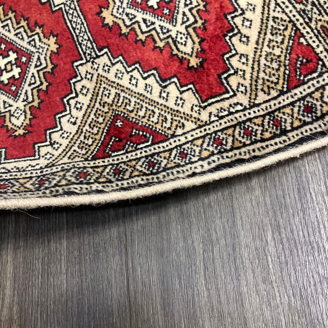 55x44cmトライバルラグ手織り絨毯カシミリヤンヴィンテージ アンテイーク絨毯