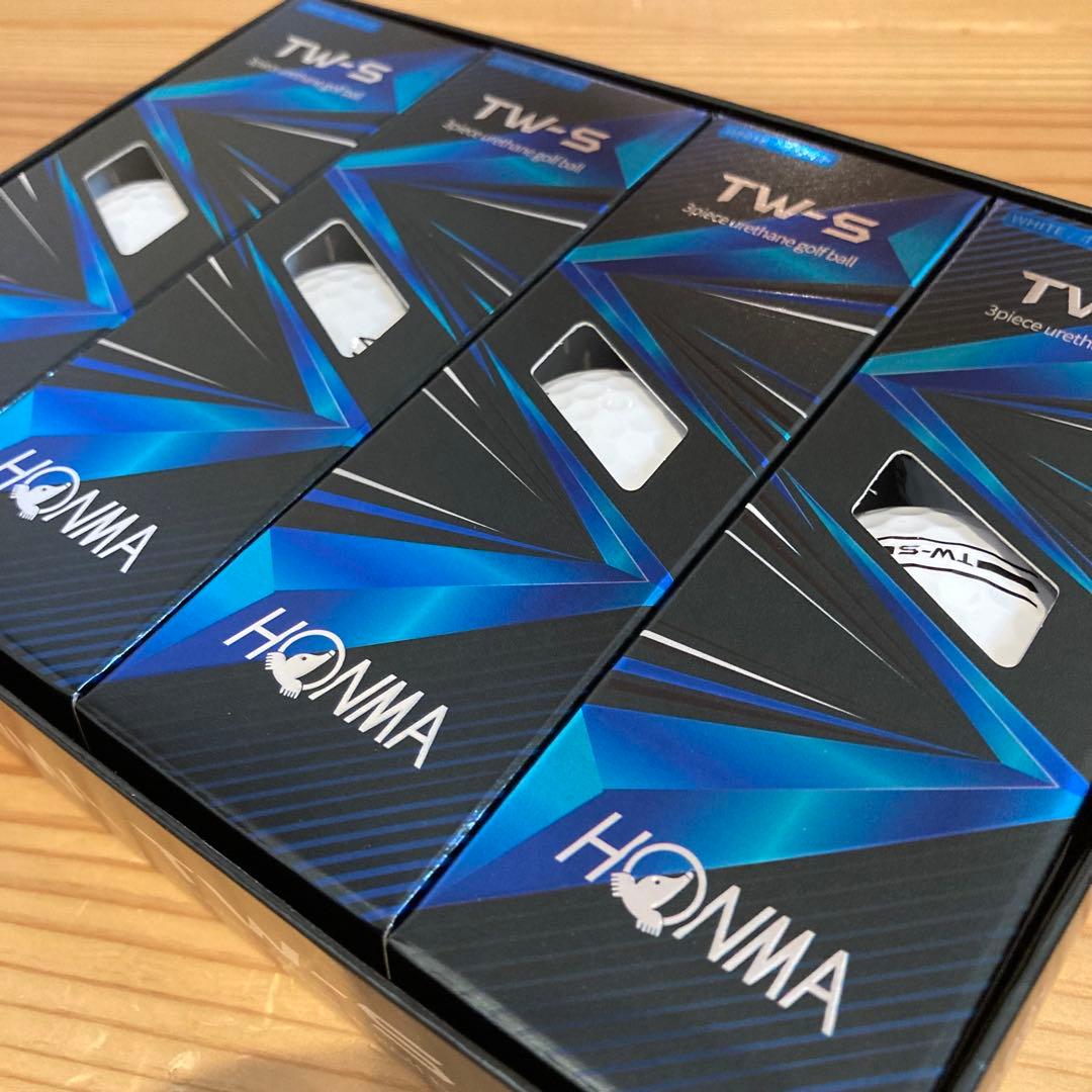 ホンマ　TW-S ツアーワール　ホワイト　５ダース　ゴルフボール