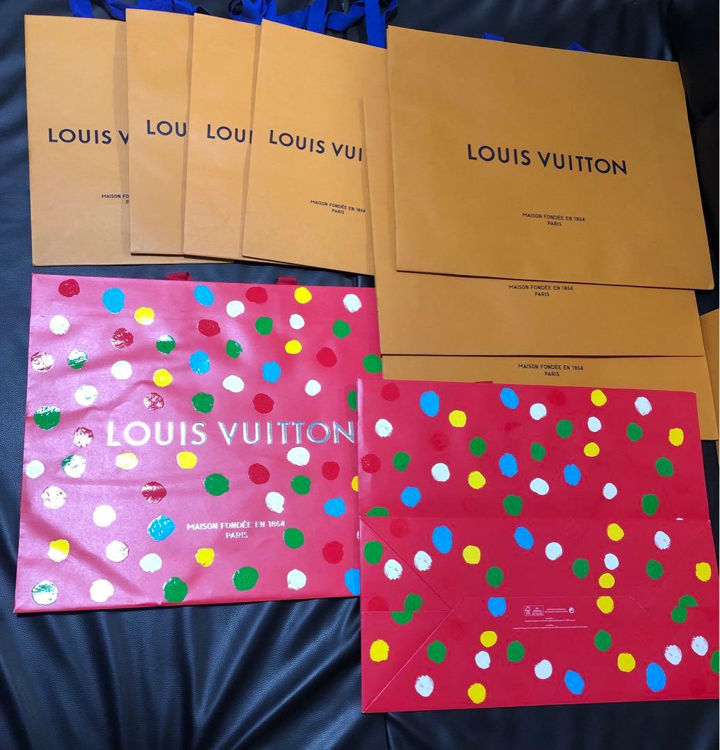 ルイヴィトン　草間彌生デザイン　ショッパー　大サイズ、中サイズショッパー