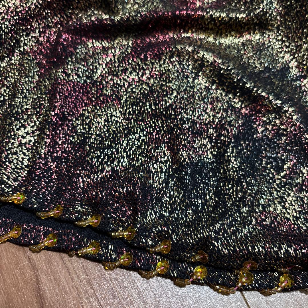 ベリーダンス衣装　黒✖️ゴールド✖️ピンク