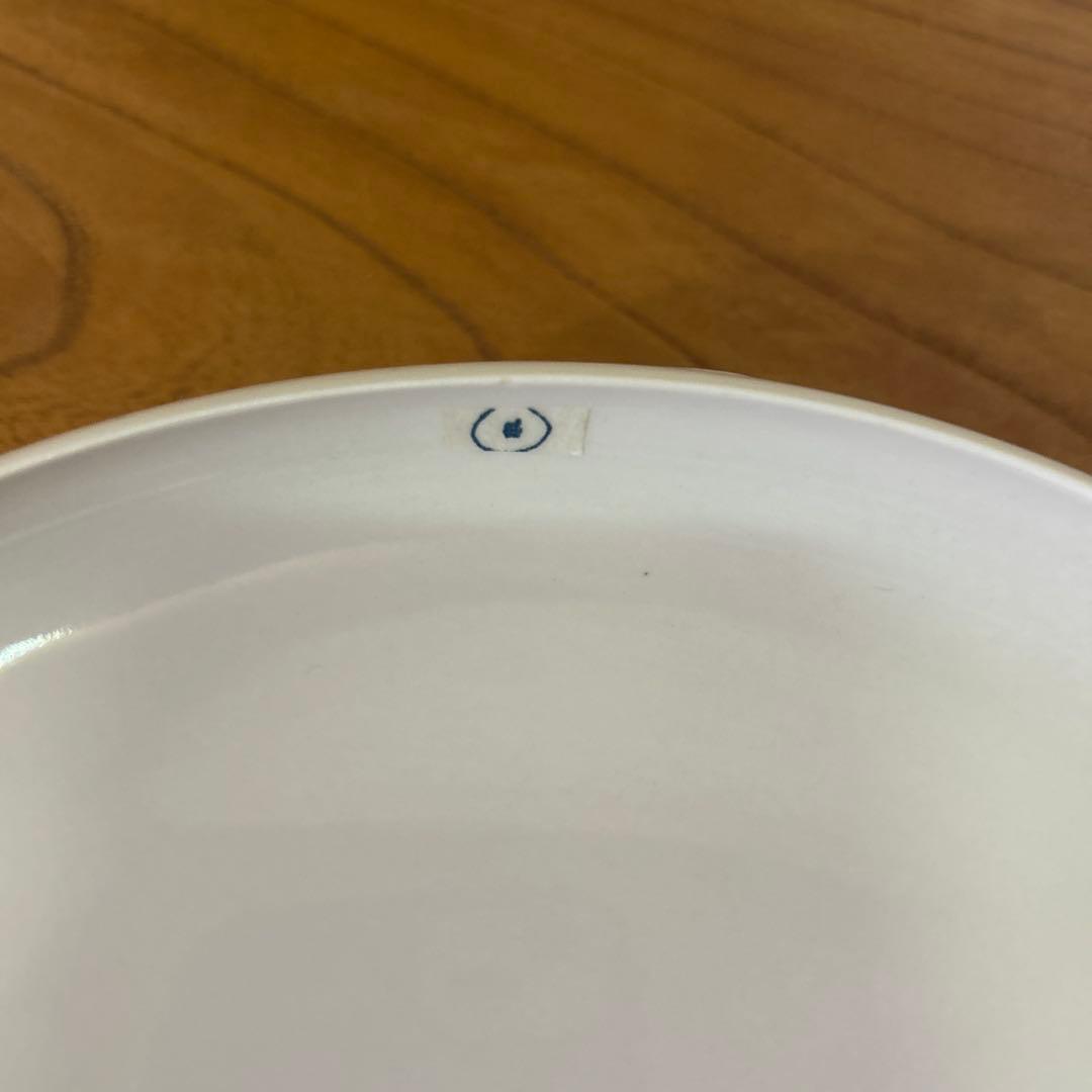 【美品】岩田哲宏　エッジプレート　白　8寸　24cm 4枚セット販売　1点チップ