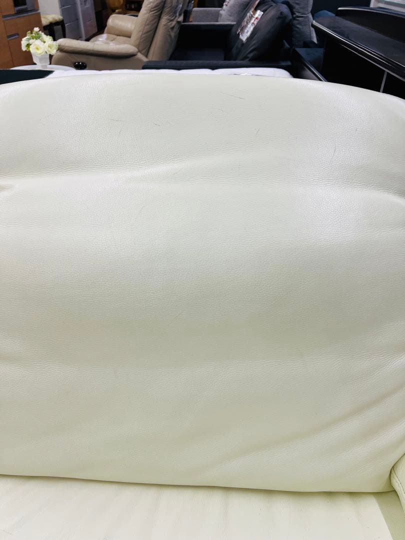 【地域限定無料配送】 IDC大塚家具CHAISE LONGUE総本革