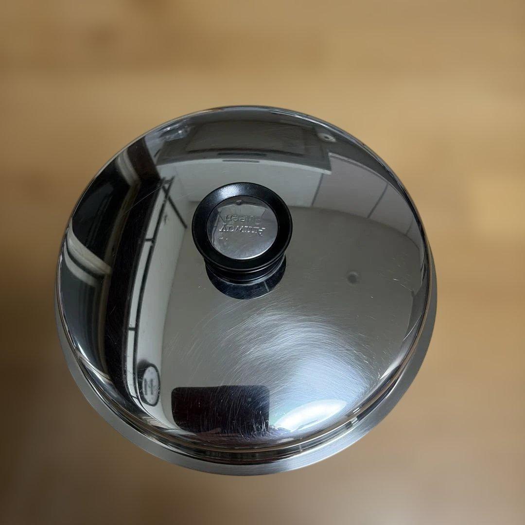 アムウェイ　ステンレス フライパン ガラス蓋付き