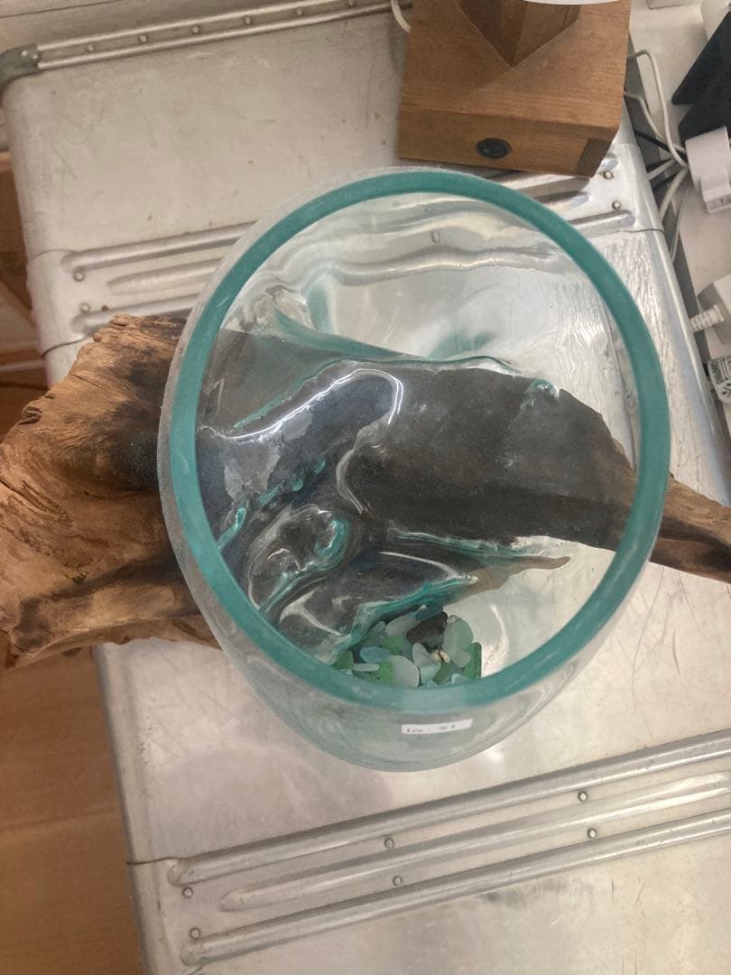 新品未使用　流木　アジアン　水槽　　バリ　西海岸　花瓶　KAJA 　シャビー