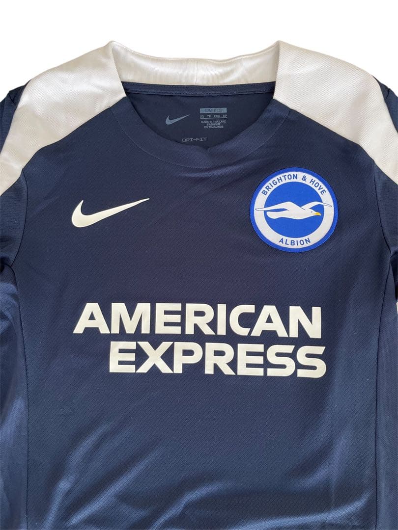 三笘薫所属 ブライトン Coaches Shirt 半袖 ネイビー