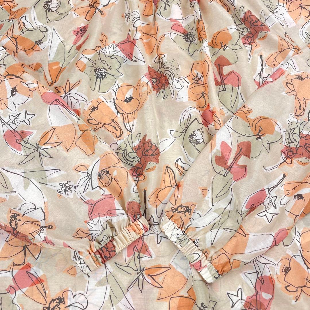 美品 トゥモローランド 24SS 近年 ピオニープリントブラウス 定価2.3万