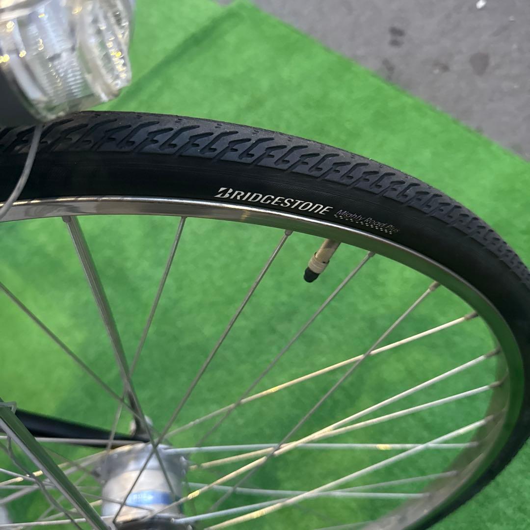 ブリヂストン アルベルト自転車27インチ 内5速 ブラック美品