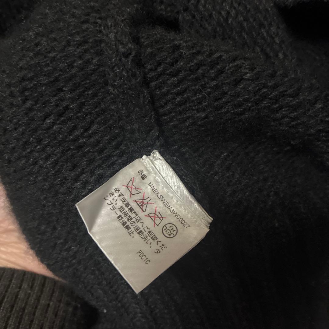 Ralph Lauren ショールカラーエルボーパッチニットカシミヤセーター　Ｌ