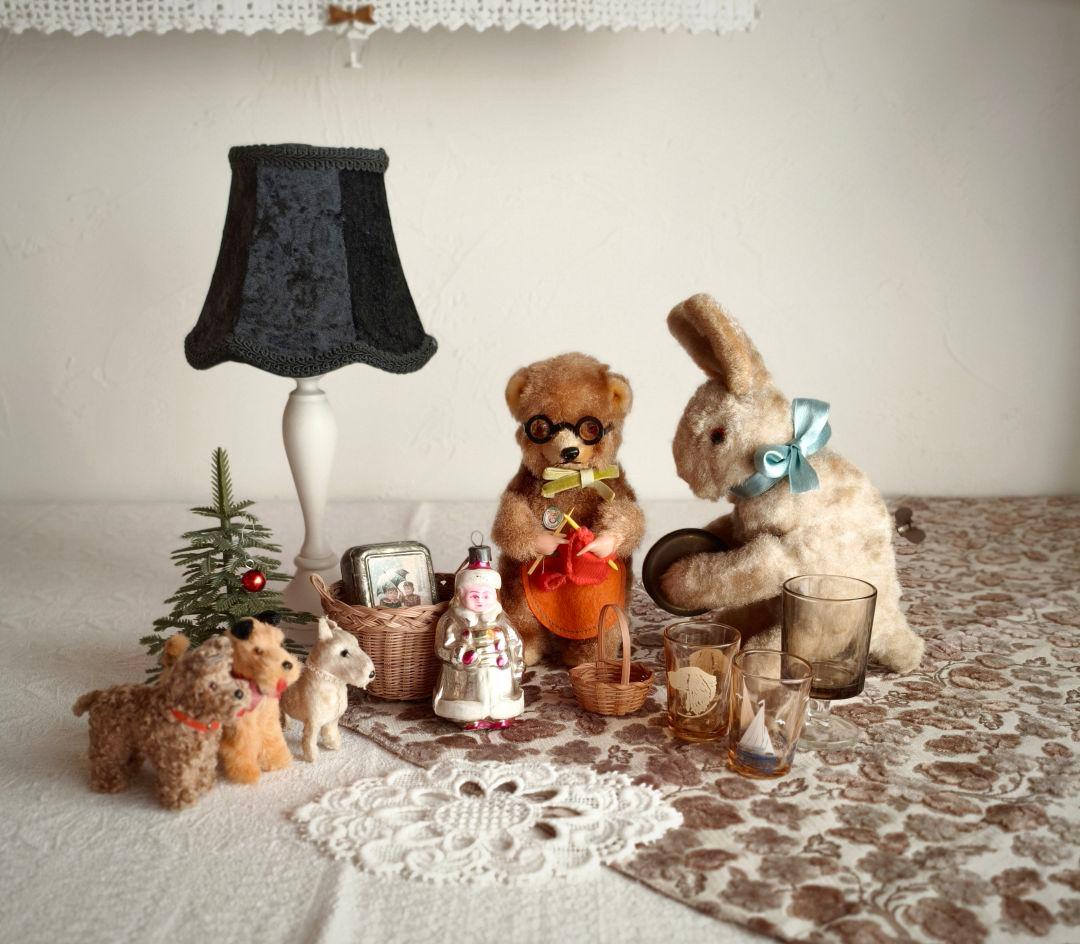 * vintage textile ❀ ふんわり お花柄 テキスタイル