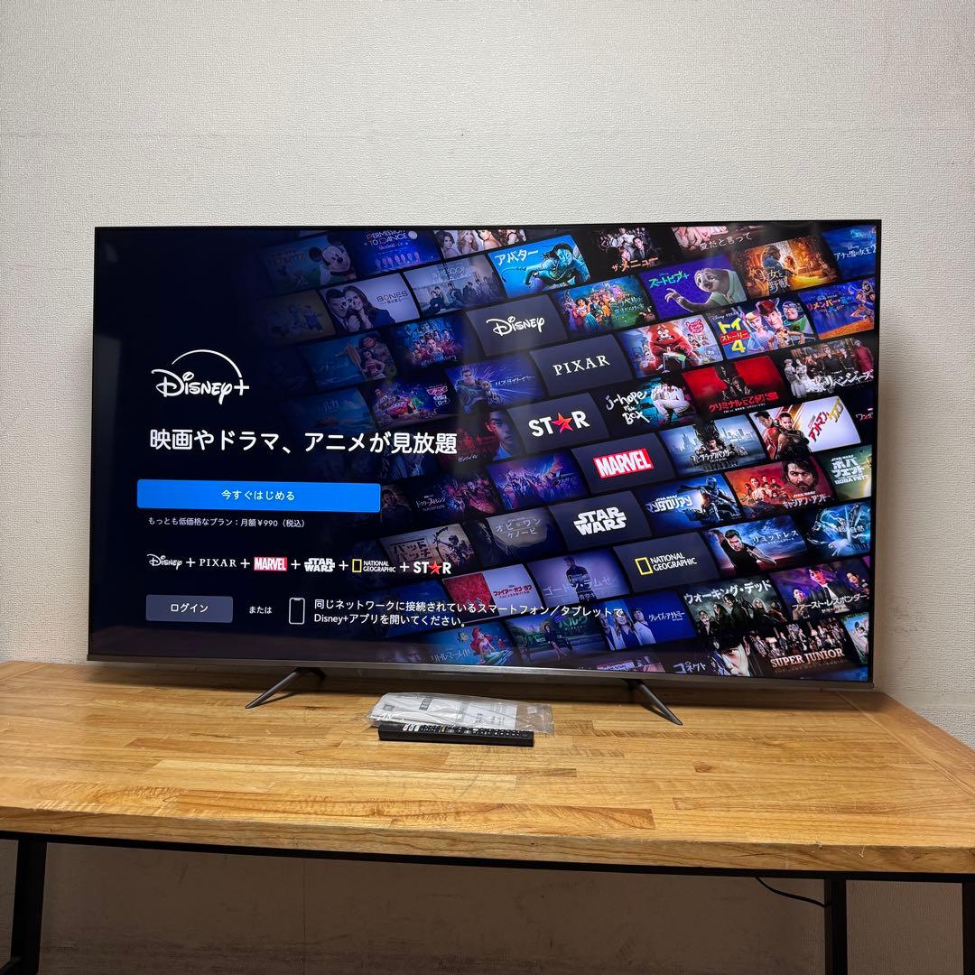 TCL 65インチ 4K 液晶テレビ 65C636 量子ドット 動画アプリ搭載