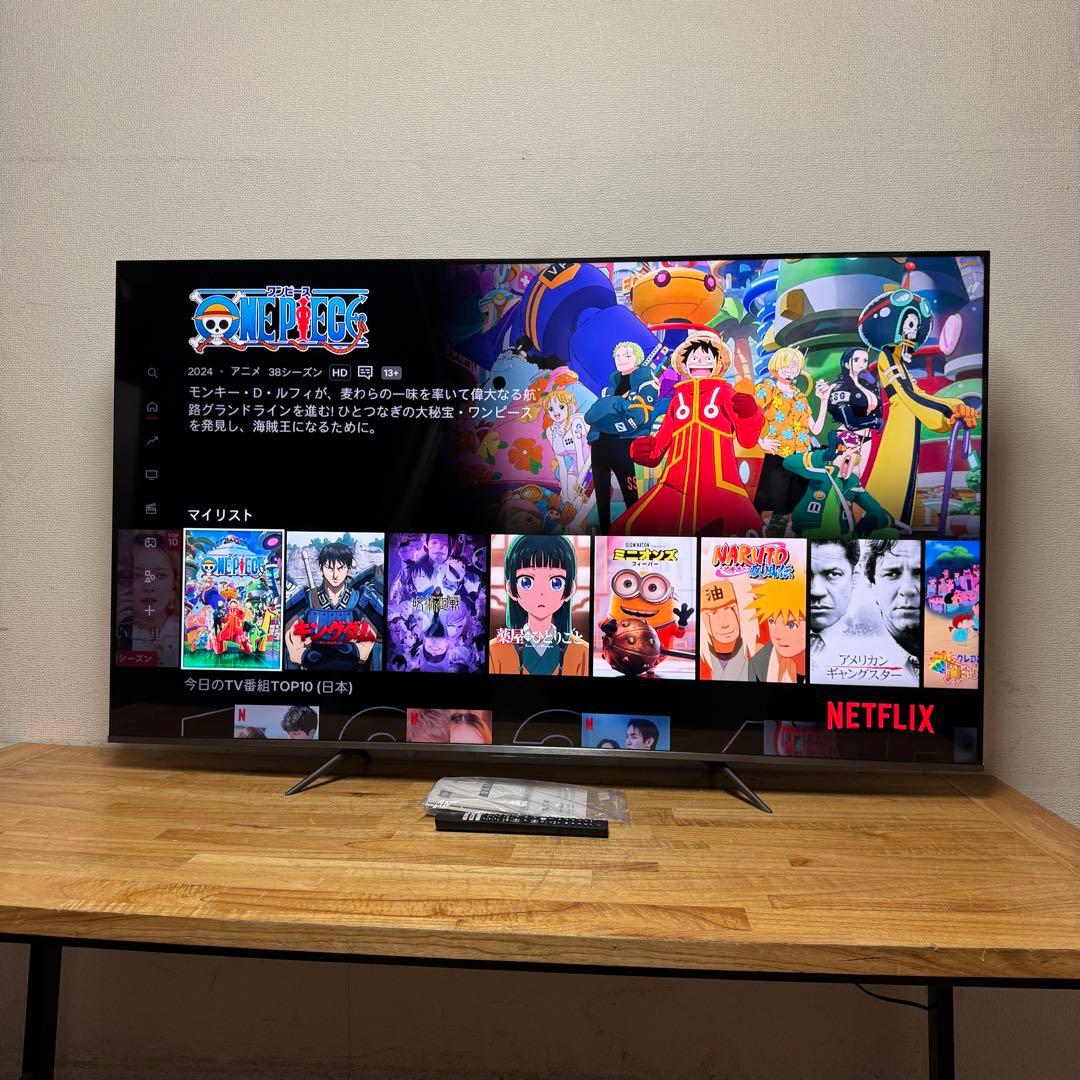 TCL 65インチ 4K 液晶テレビ 65C636 量子ドット 動画アプリ搭載