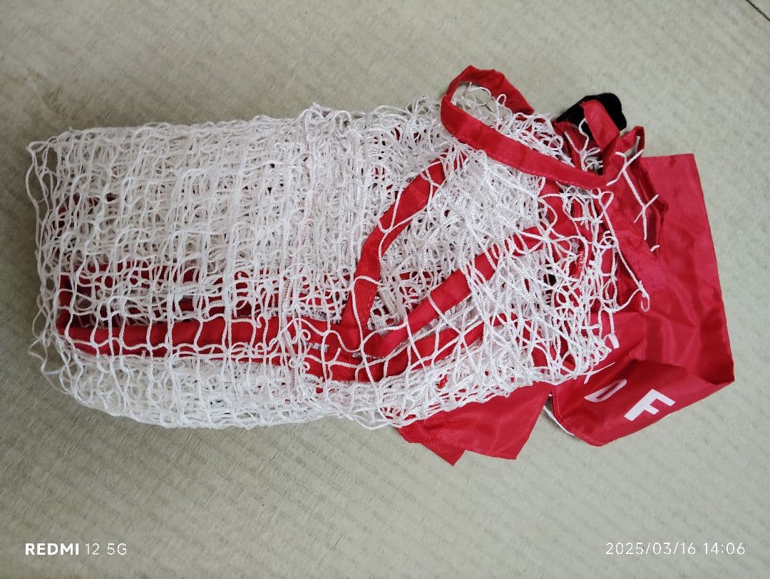 FIELD FORCE ネット＆トスマシン 折りたたみ式 赤白