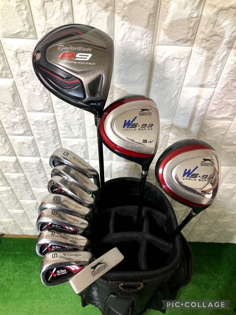 初心者おすすめ☆メンズ ゴルフクラブセット☆スラセンジャー☆キャディバッグ付