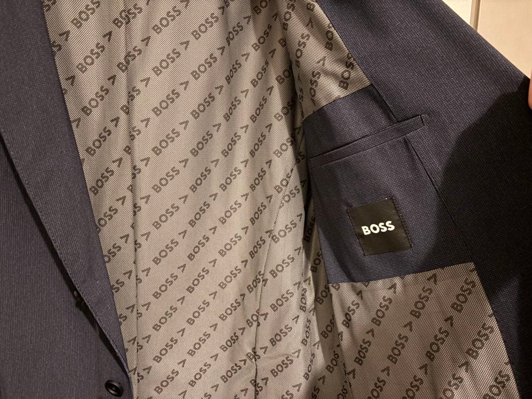 BOSS ネイビービジネスジャケット
