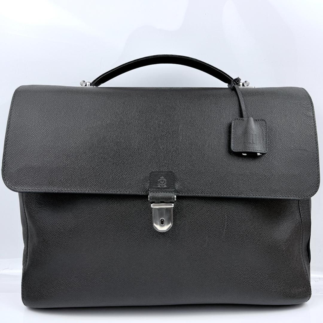 美品 ダンヒル ビジネスバッグ ブリーフケース 定価17万円 ブラック