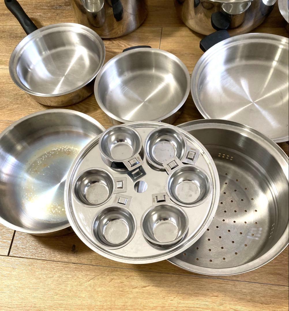 Amway アムウェイ 鍋、フライパン、蒸器等　使用品、未使用品混在　写真が全て