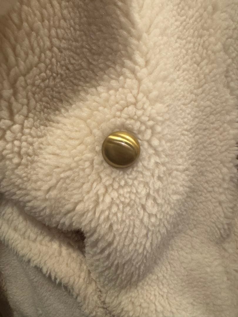 アルアバイル　ウールMIXボアピーコート【白洋社ローヤルクリーニング済】