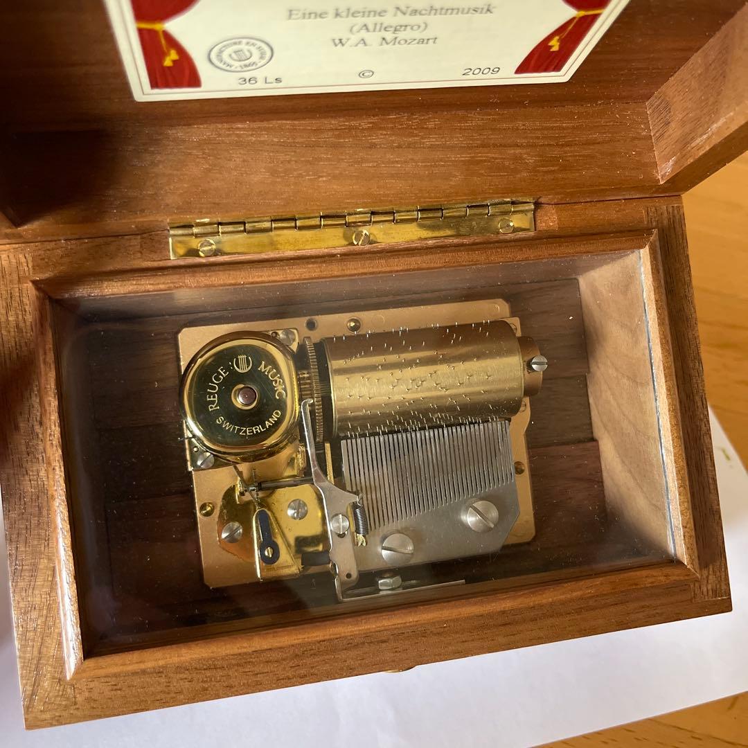最終値下げ　REUGE MUSIC オルゴール モーツァルト 2009年スイス製