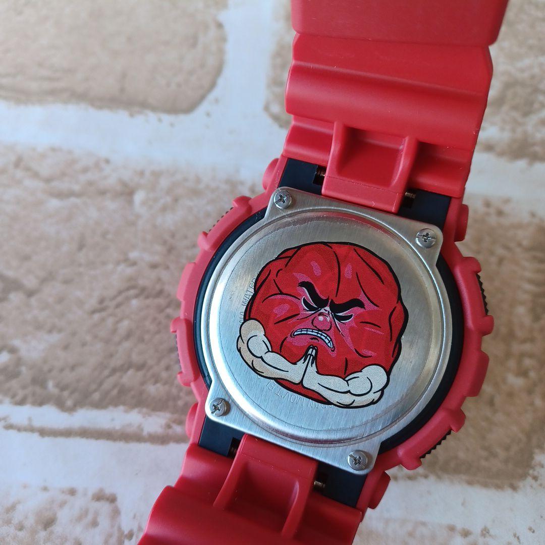 CASIO G-SHOCKジーショック腕時計 紅レッド　男梅コラボカラー