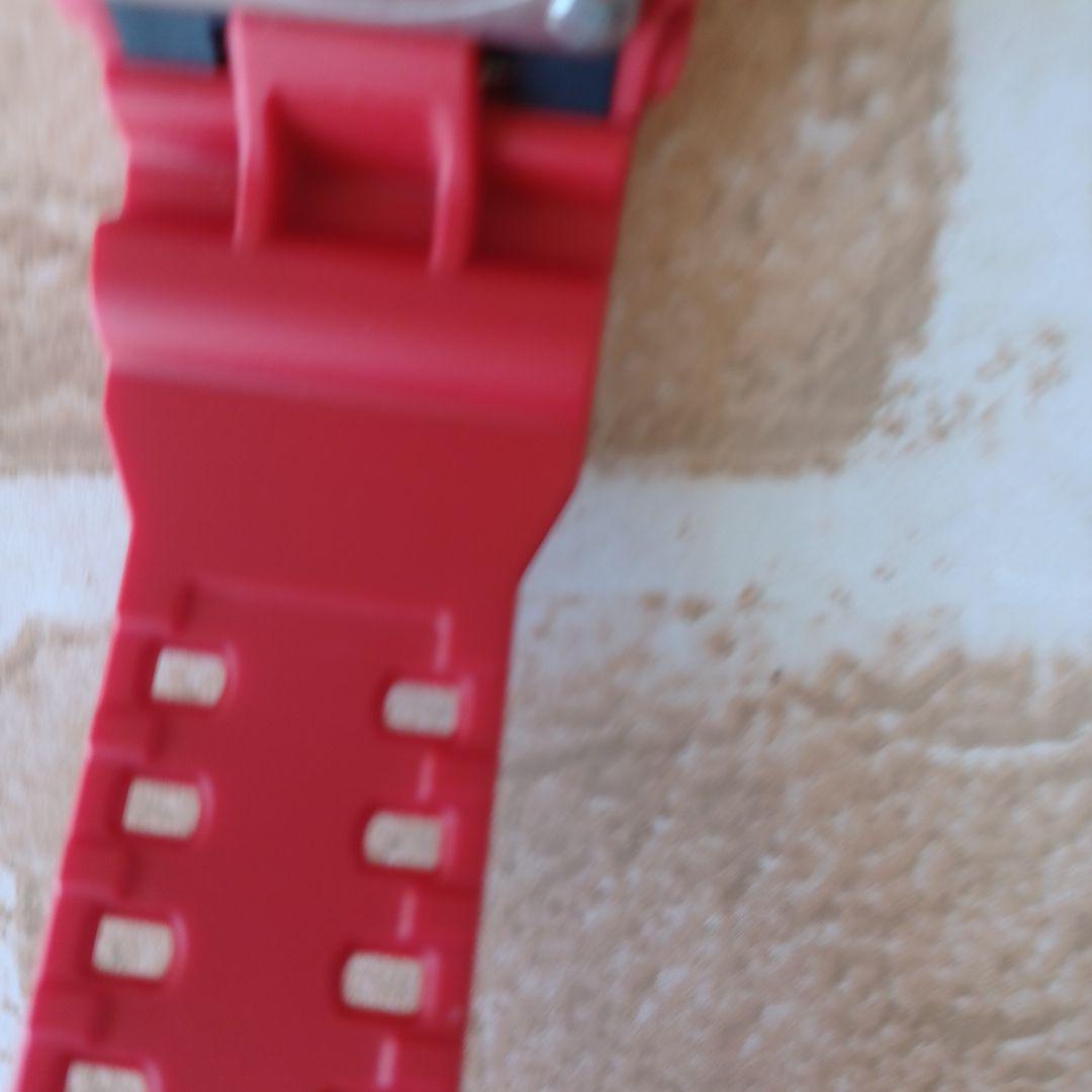 CASIO G-SHOCKジーショック腕時計 紅レッド　男梅コラボカラー