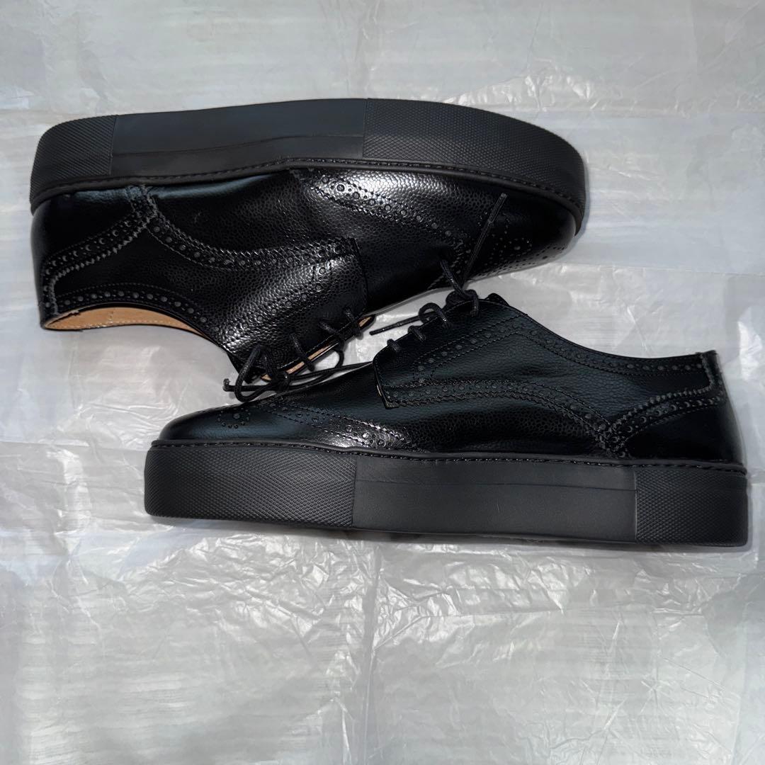 靴 uniform experiment AMB WING TIP SNEAKERS