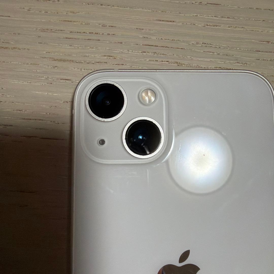Apple iPhone 13 ホワイト 128GB 箱付 バッテリー容量77%