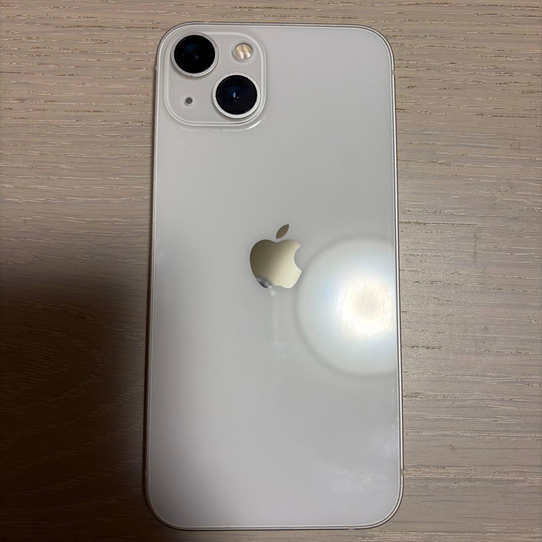 Apple iPhone 13 ホワイト 128GB 箱付 バッテリー容量77%