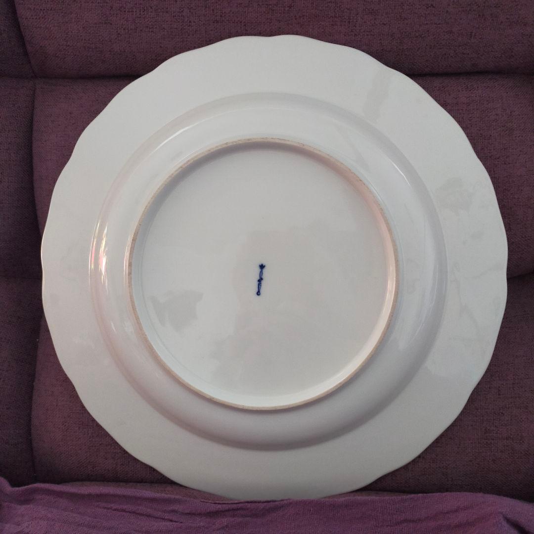 KPM　ベルリン　チューリップ　手描き?　金彩　アンティーク　プレート　皿