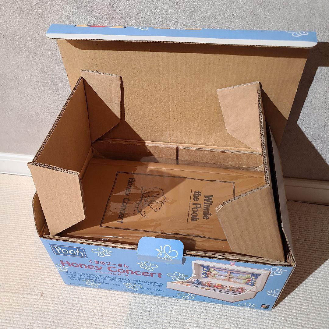 メガハウス　プーさんのハニーコンサート　オルゴール　木琴　からくり時計