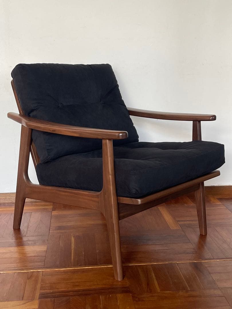 マルニ60 ウォールナット フレーム アームチェア 1シーター 1