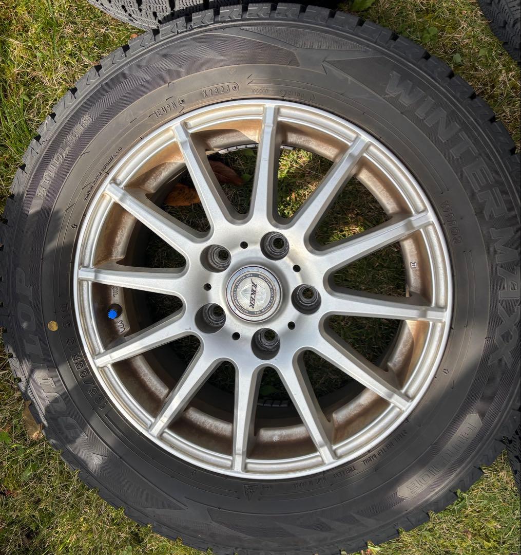 ★送料込み★ ダンロップ 15インチスタッドレス 2023年製195\65R15