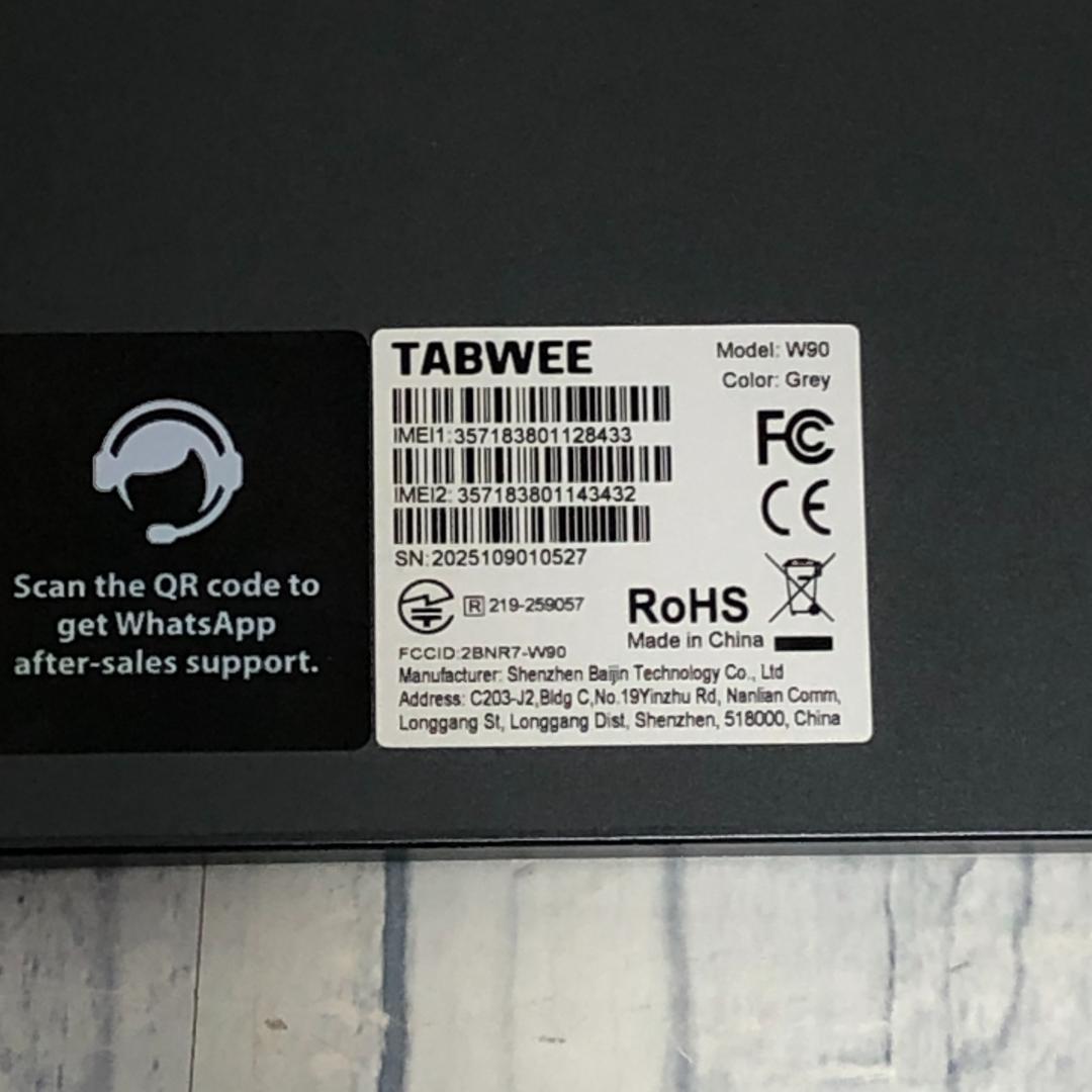 美品★アンドロイドタブレット W90 android15搭載 256GB 本体