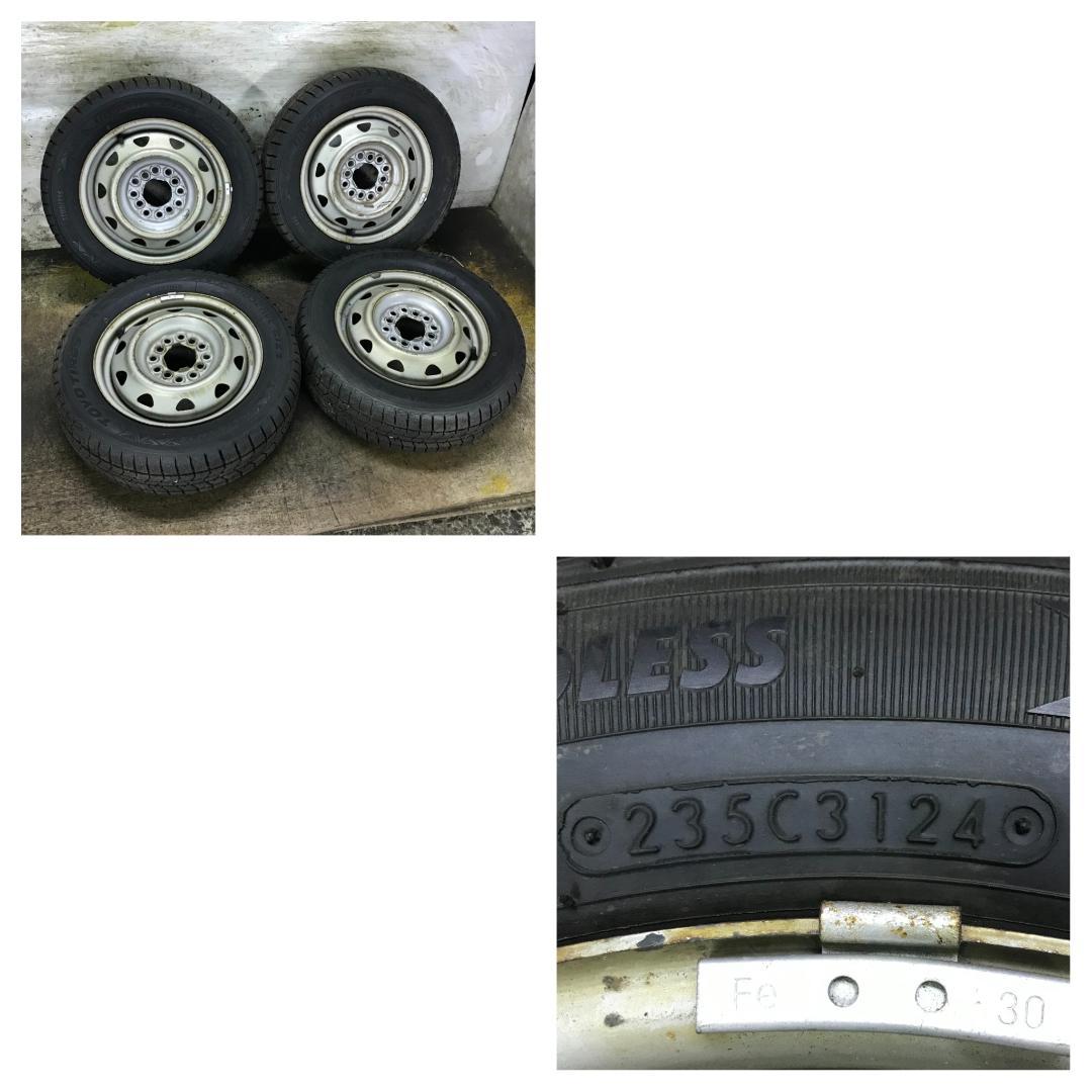 専用135 TOYO 155/65R13 2024年製 イボ付 スタッドレス