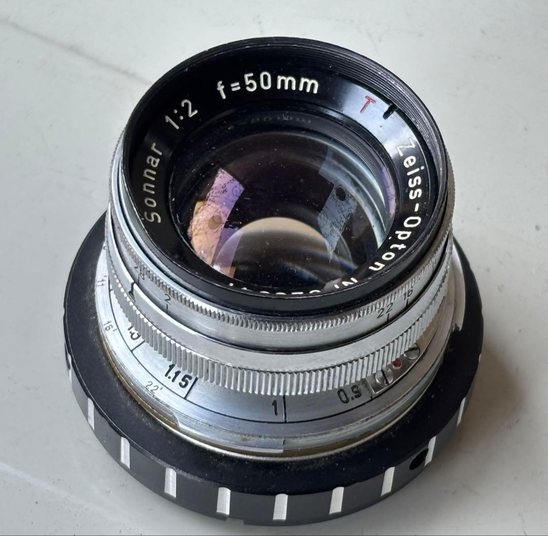Zeiss Opton Sonnar 50mm f2 ＋マウントアダプター