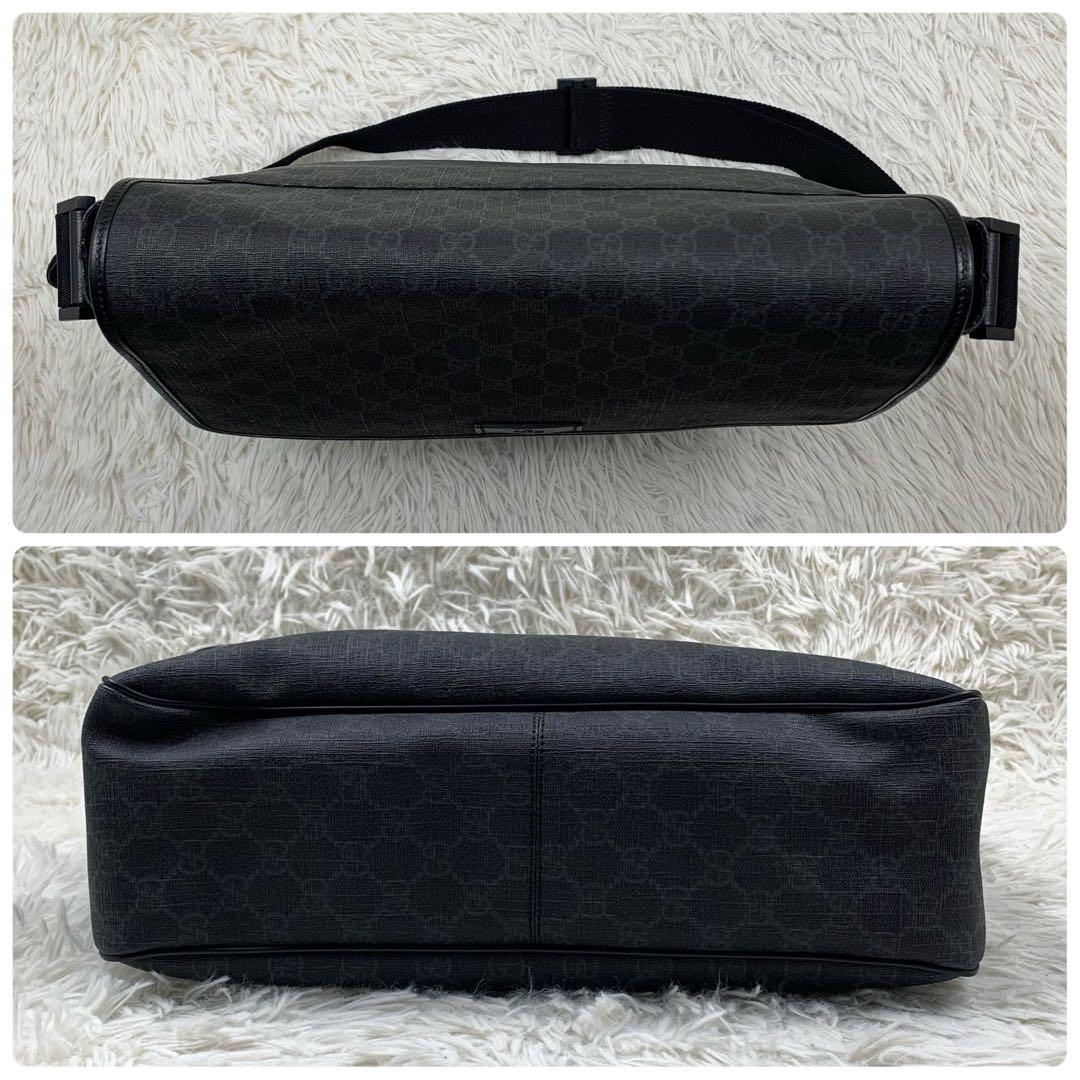 【✨極美品✨】グッチ メッセンジャーバッグ GGスプリーム ブラック 付属品完備