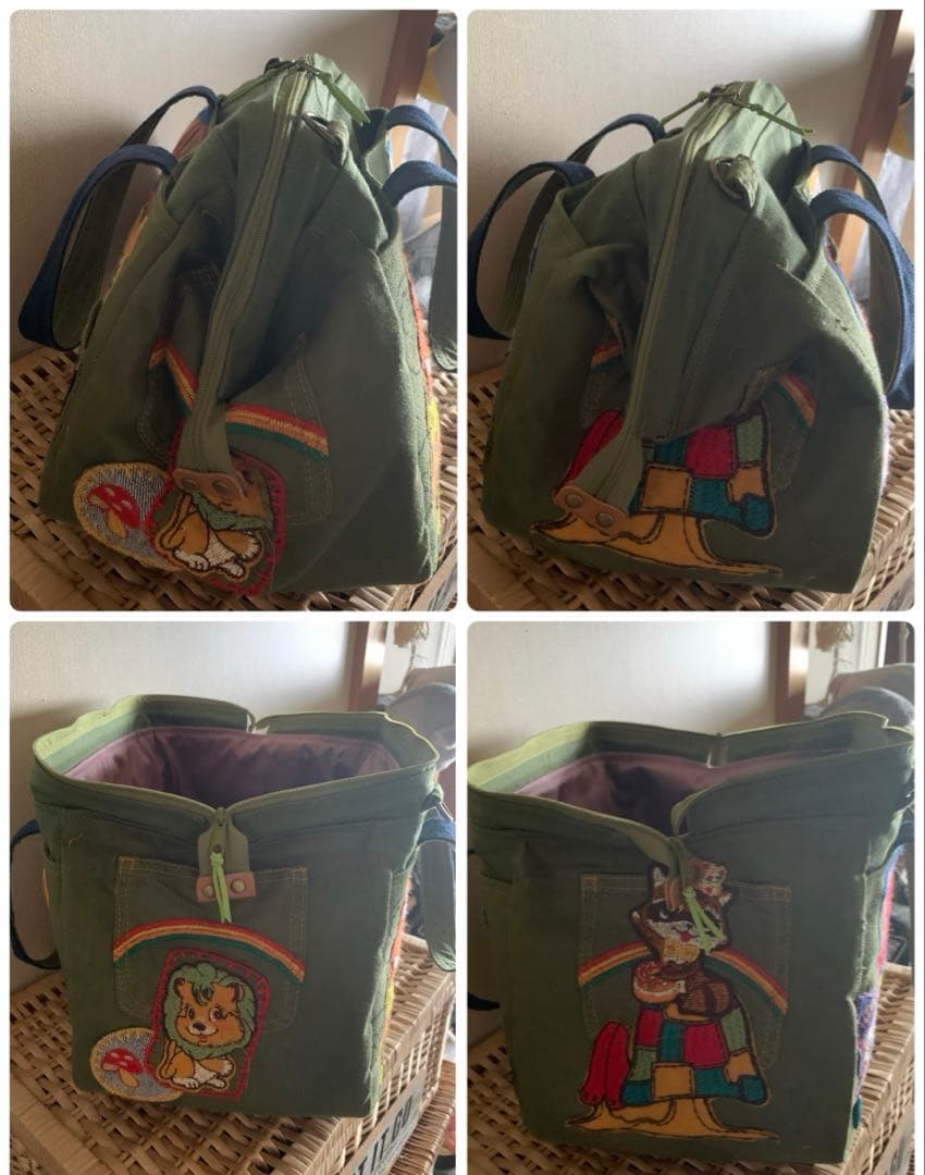 【SA】まんまるトートバッグ(M)、ワイヤー口金ボストンバッグ(L)×3