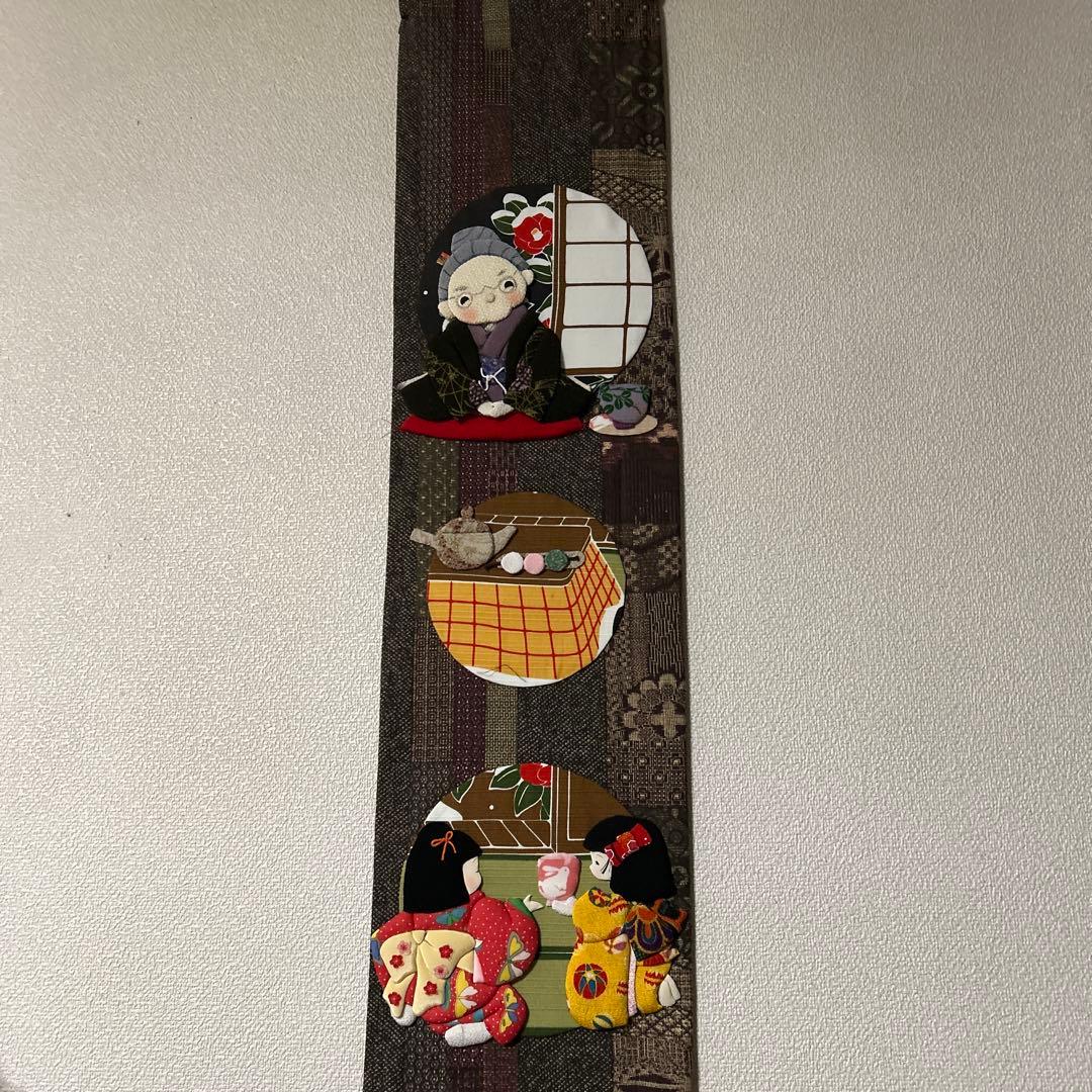 押絵タペストリー二点とチュニックママ品　おまとめ三点