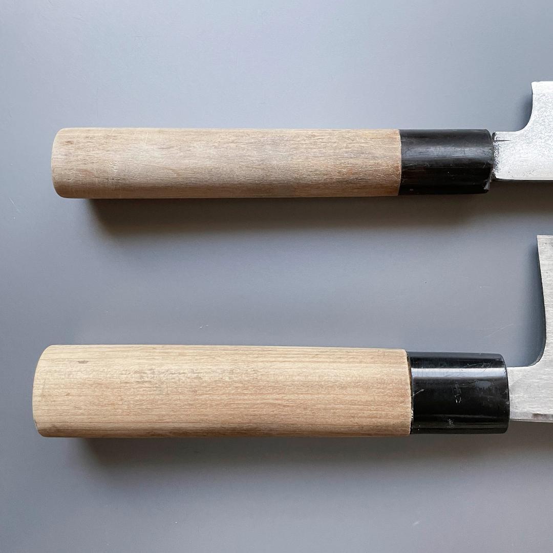 泉源兼光 柳刃包丁（一尺）と出刃包丁（7寸）のセット