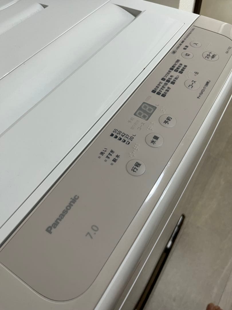 【開封未使用】2023年製　Panasonic 縦型　7.0kg NA-F7B2