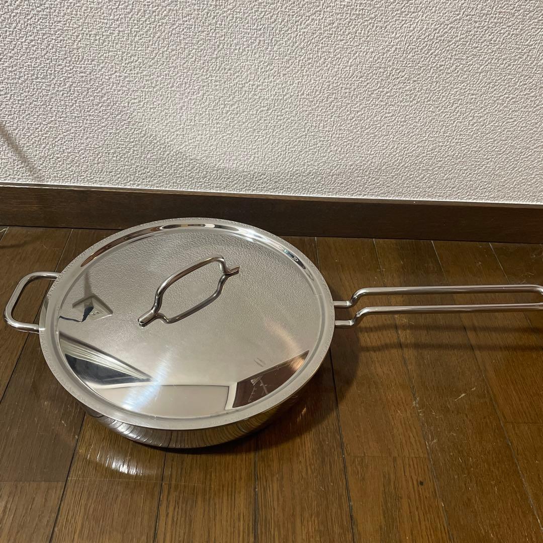 ジオ・プロダクト3点セット　片手鍋20cm　ソテーパン25cm　両手鍋25cm