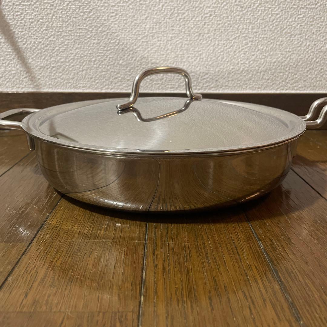 ジオ・プロダクト3点セット　片手鍋20cm　ソテーパン25cm　両手鍋25cm