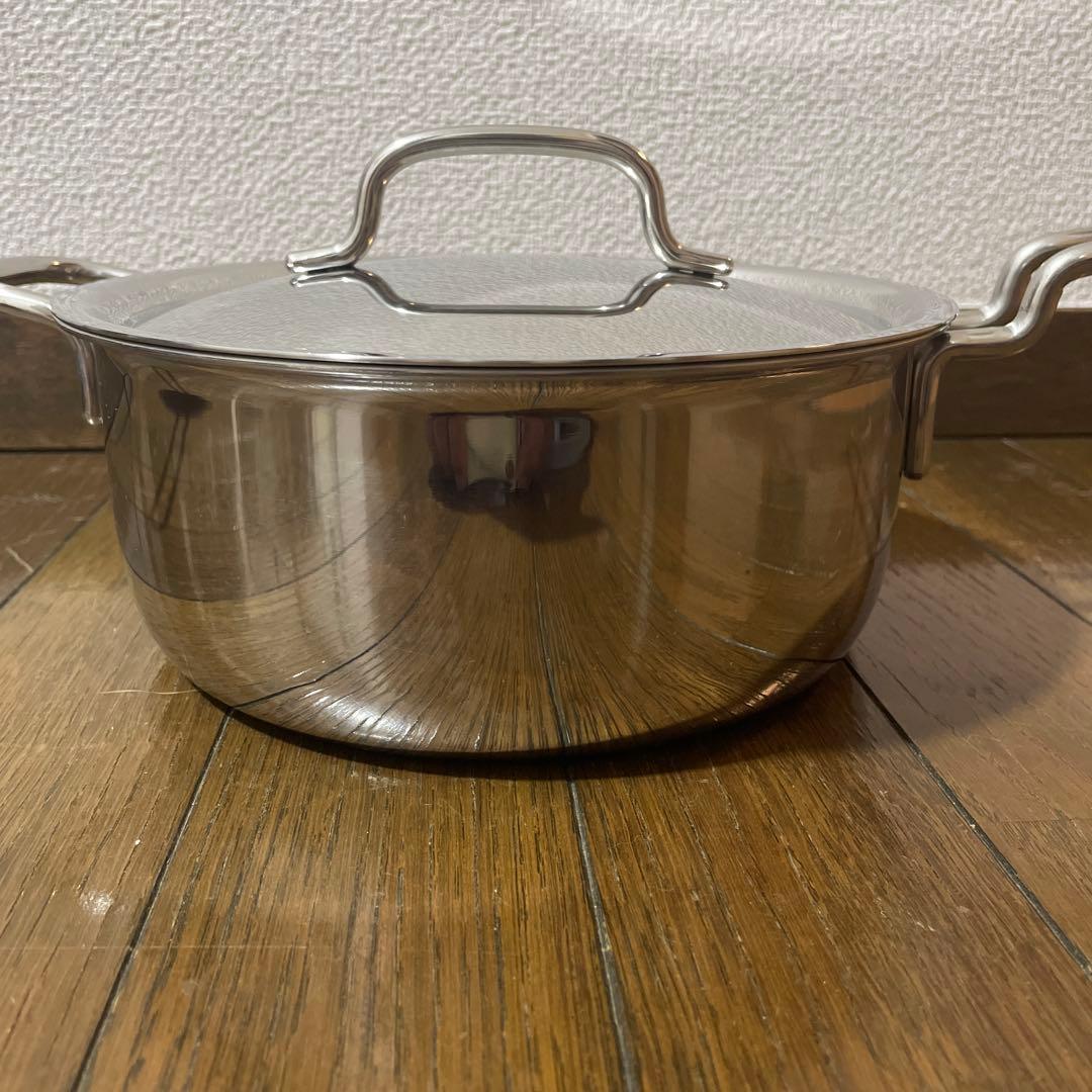 ジオ・プロダクト3点セット　片手鍋20cm　ソテーパン25cm　両手鍋25cm