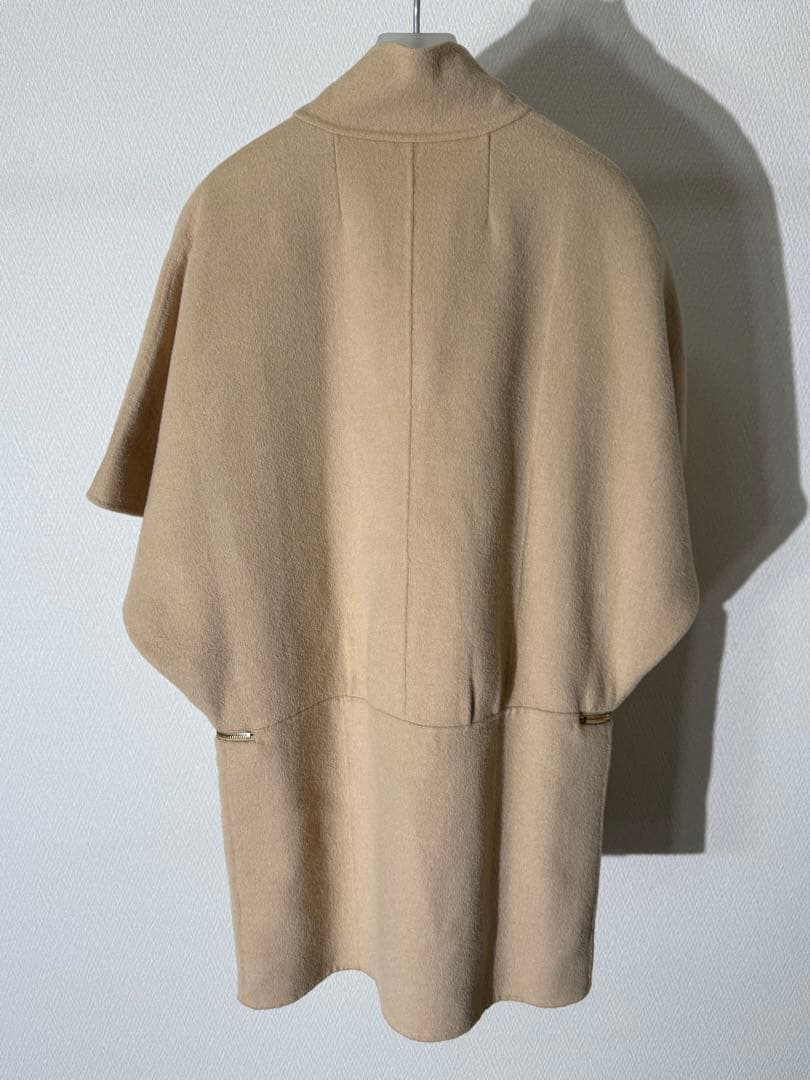 マックスマーラ ステュディオ ハーフスリーブ ZIPUPウールコート