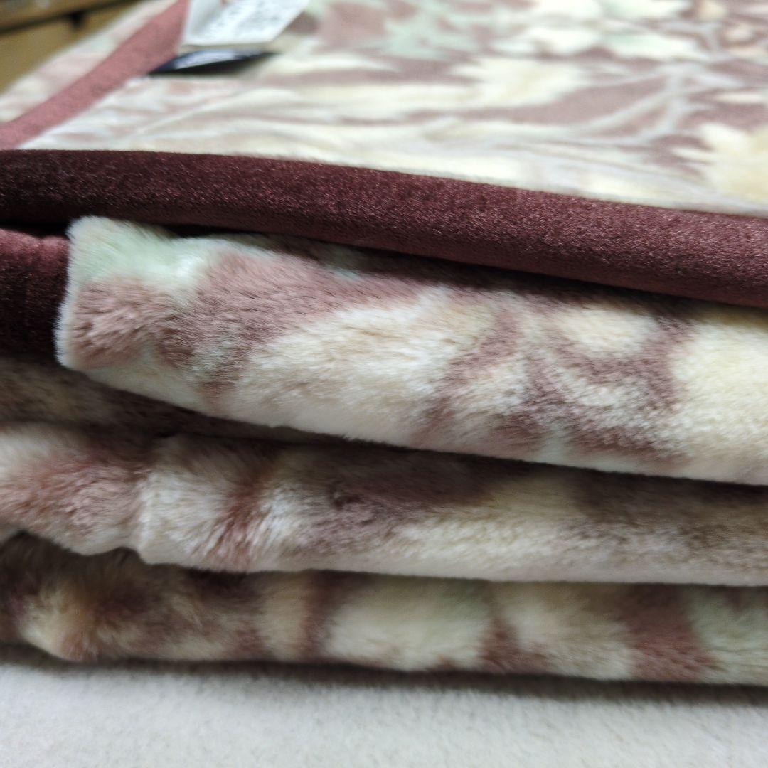 アクリル100%ニューマイヤー毛布2枚組V＆Aロマンス小杉