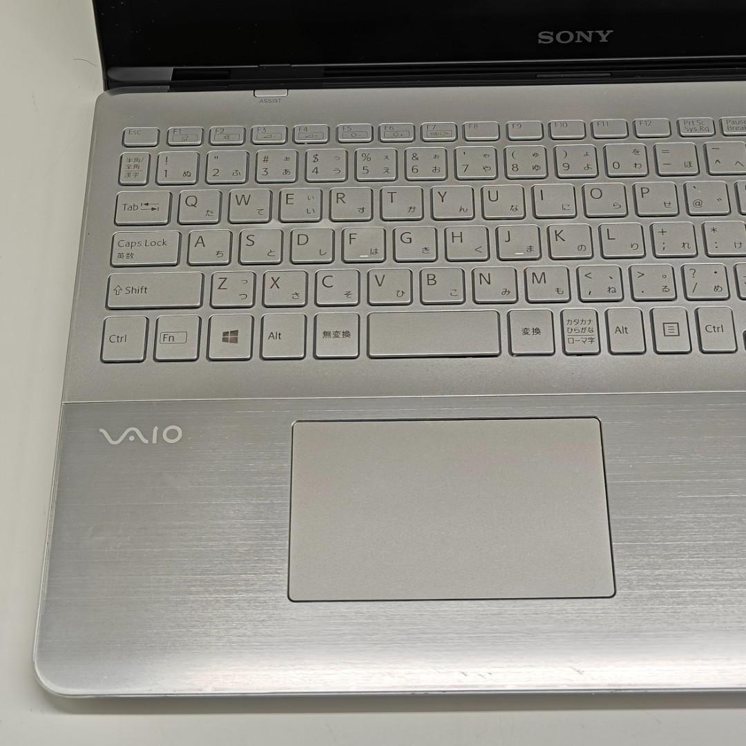 【VAIO】SVF 爆速i7 SSD256GB 12GB シルバー ノートPC